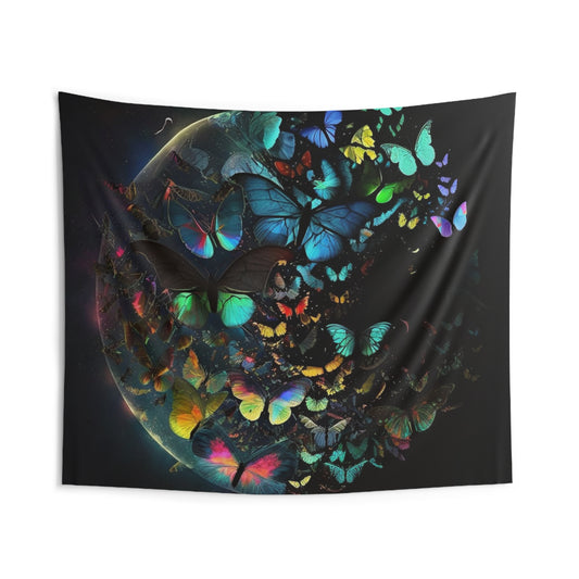 Indoor Wall Tapestries Moon Butterfly 4