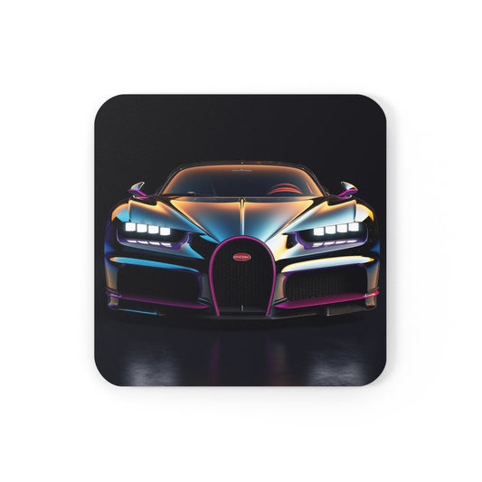 Corkwood Coaster Set Hyper Bugatti Chiron 1