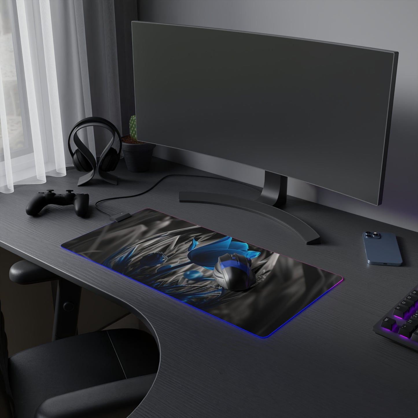 LED Gaming Mouse Pad Tulip 2