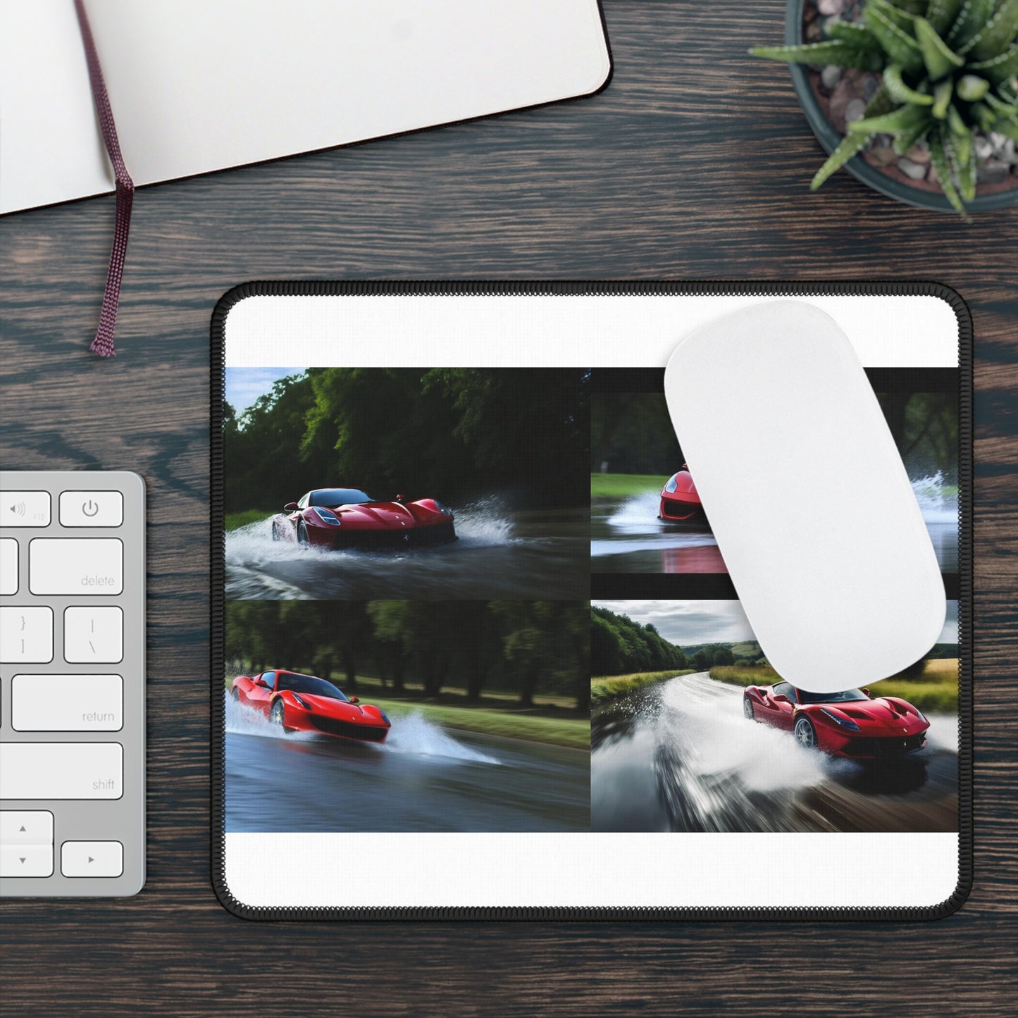 Gaming Mouse Pad  Water Ferrari Splash 5