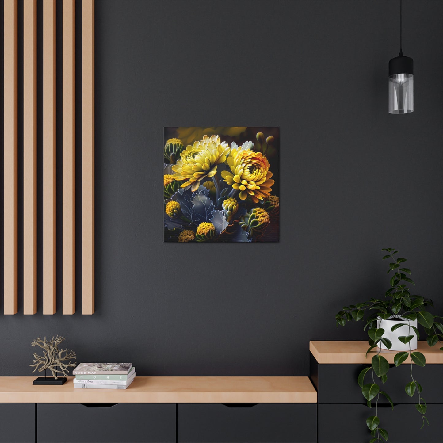 Canvas Gallery Wraps Yellow Hermosas Flores Amarillas 1
