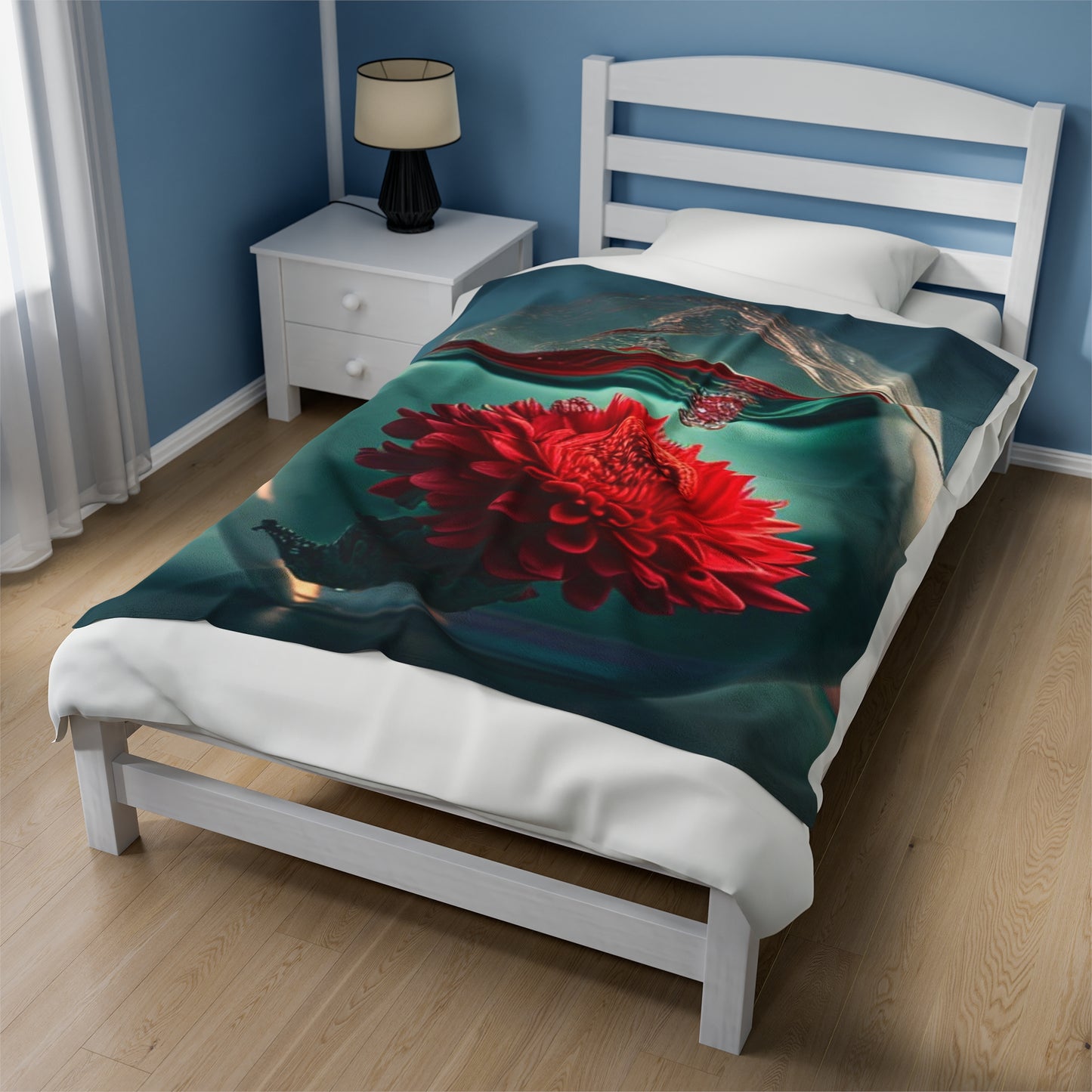 Velveteen Plush Blanket Chrysanthemum 4