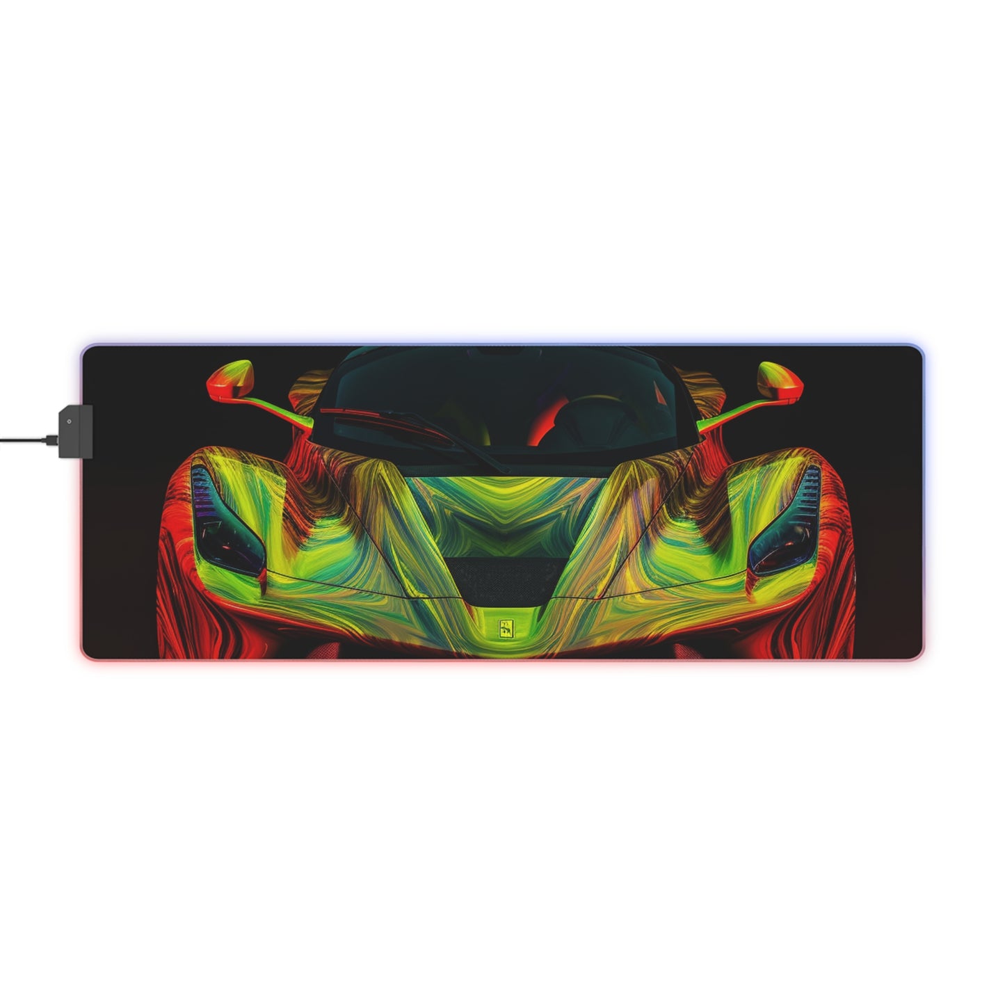 LED Gaming Mouse Pad Ferrari Neon 1