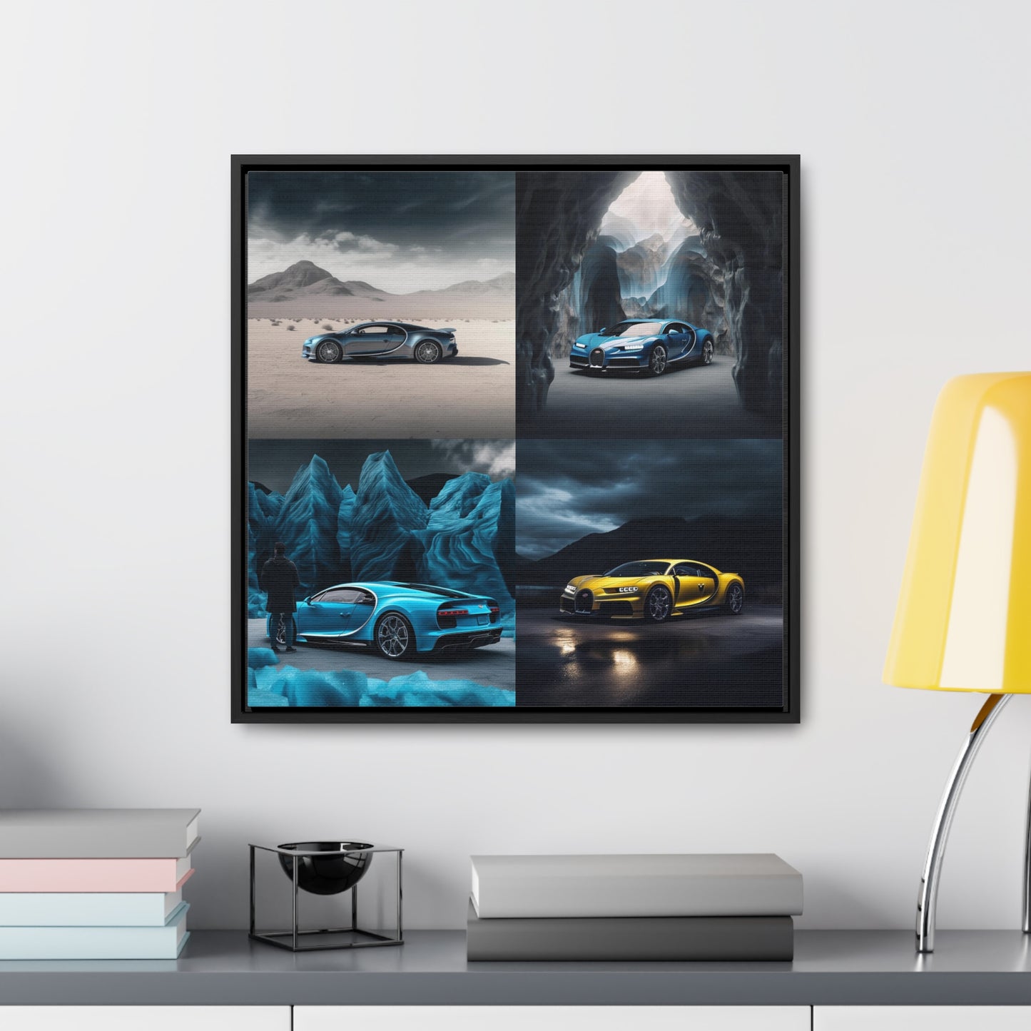 Gallery Canvas Wraps, Square Frame Bugatti Real Look 5