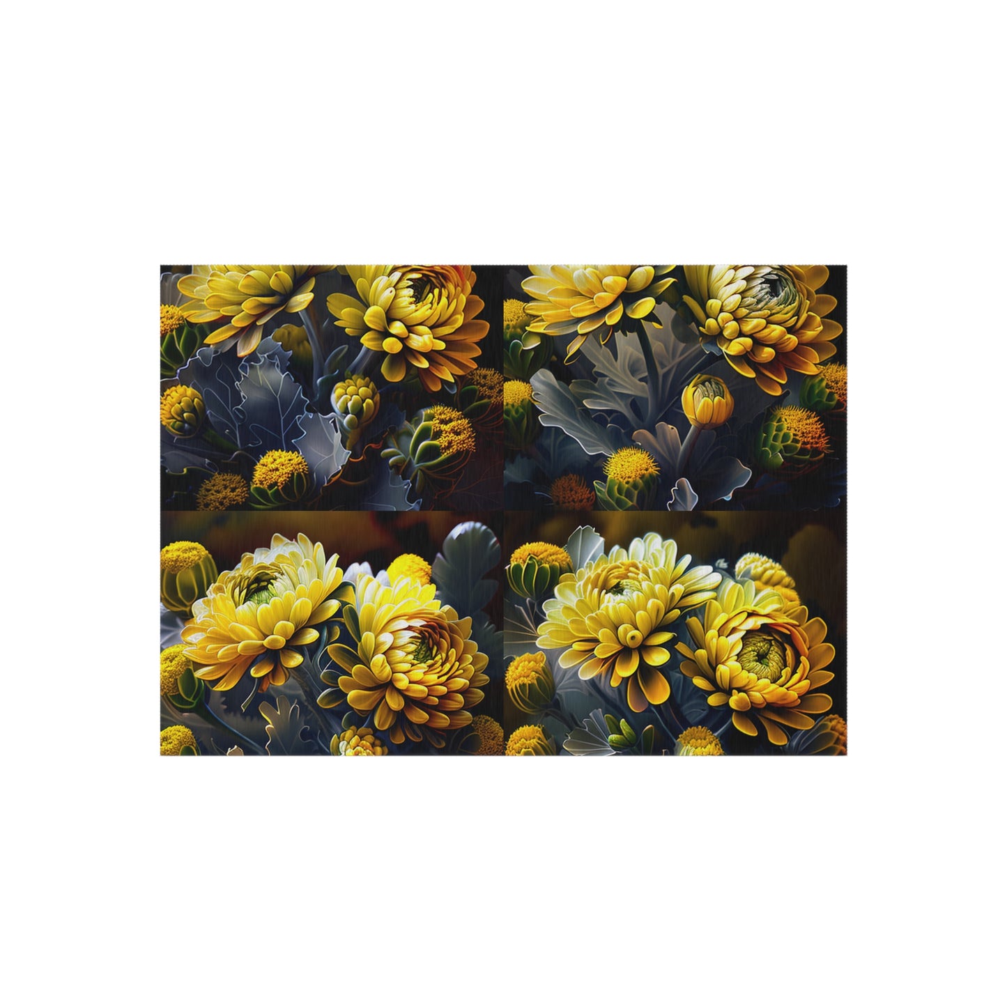 Outdoor Rug  Yellow Hermosas Flores Amarillas 5