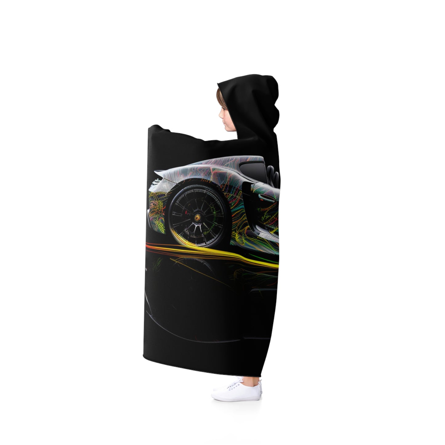 Hooded Blanket Porsche Line 1