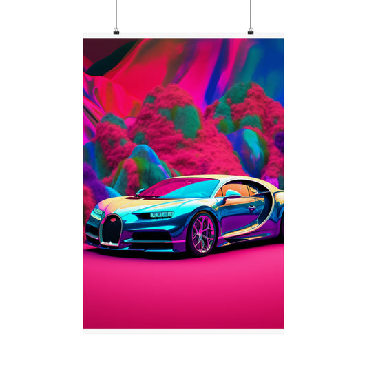 Premium Matte Vertical Posters Florescent Bugatti Flair 4