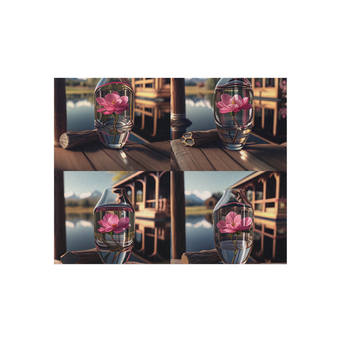 Outdoor Rug  Pink Magnolia 5