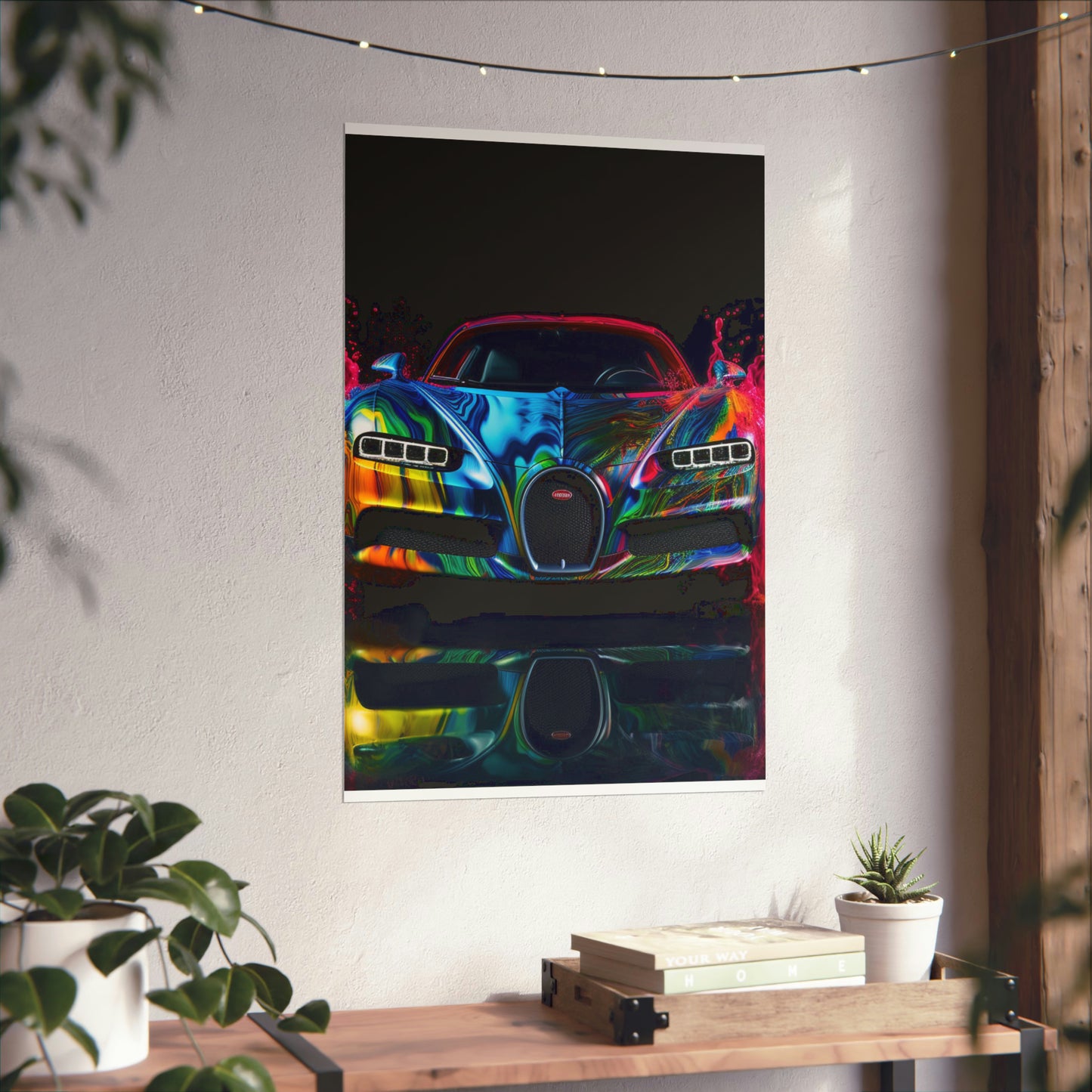 Premium Matte Vertical Posters Bugatti Water 4