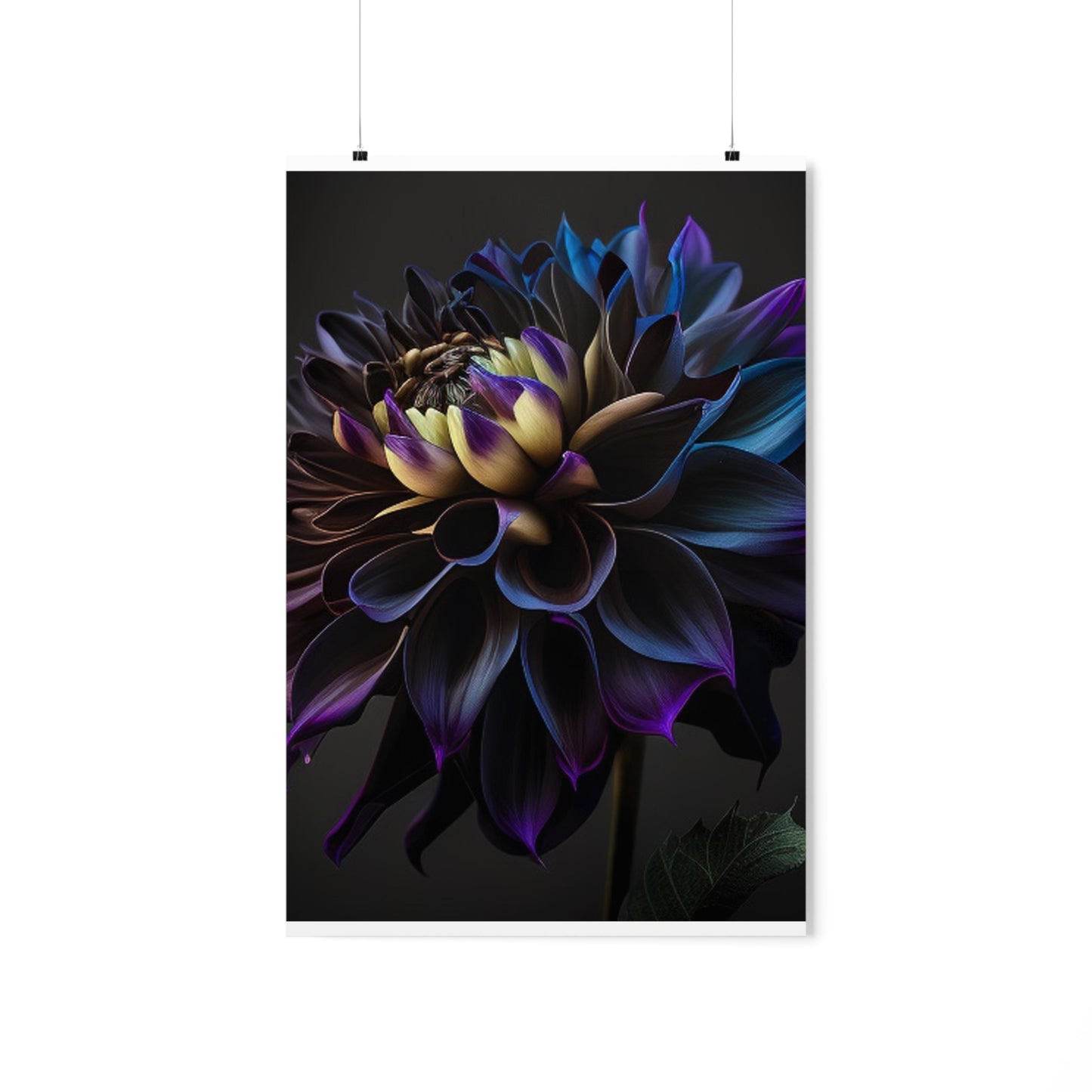 Premium Matte Vertical Posters Dahlia Purple 1