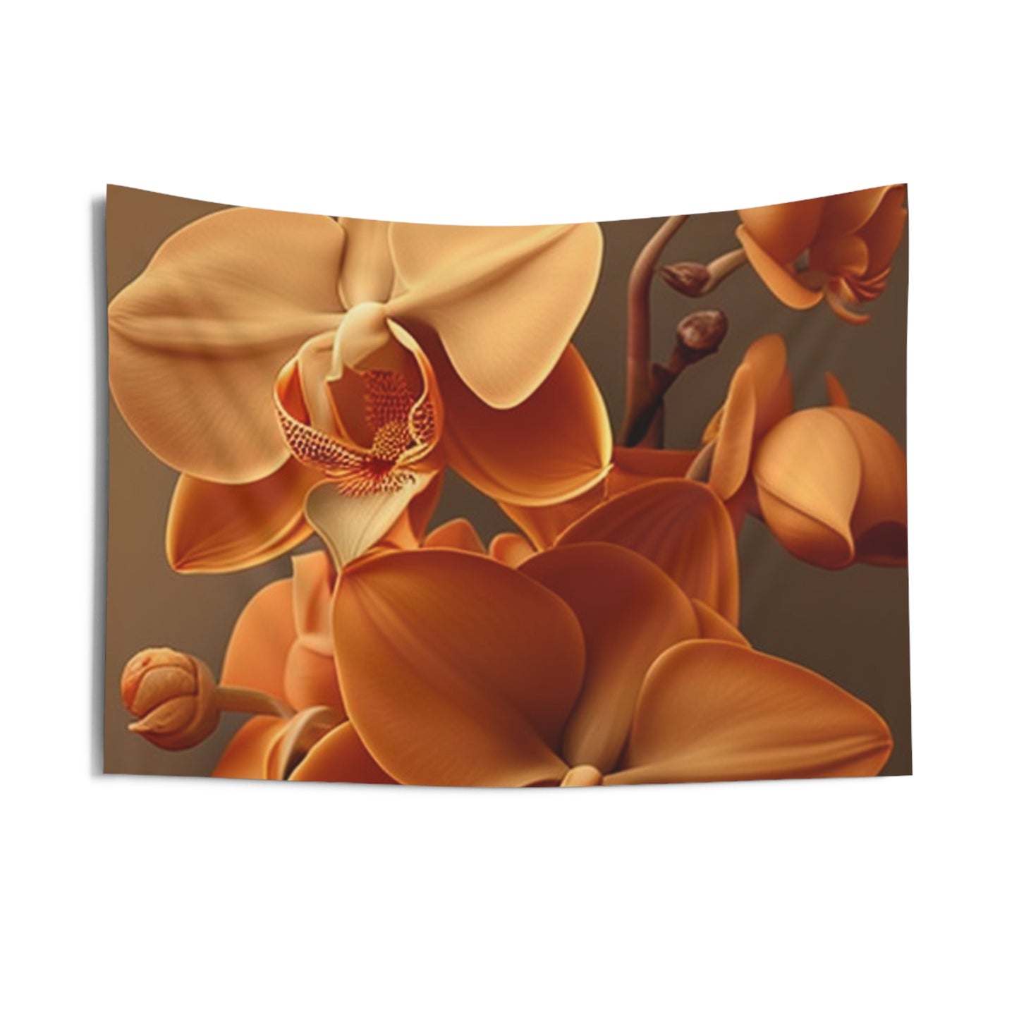 Indoor Wall Tapestries orchid pedals 4
