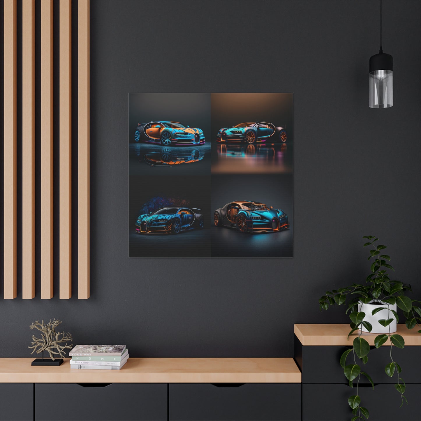 Canvas Gallery Wraps Bugatti Blue 5