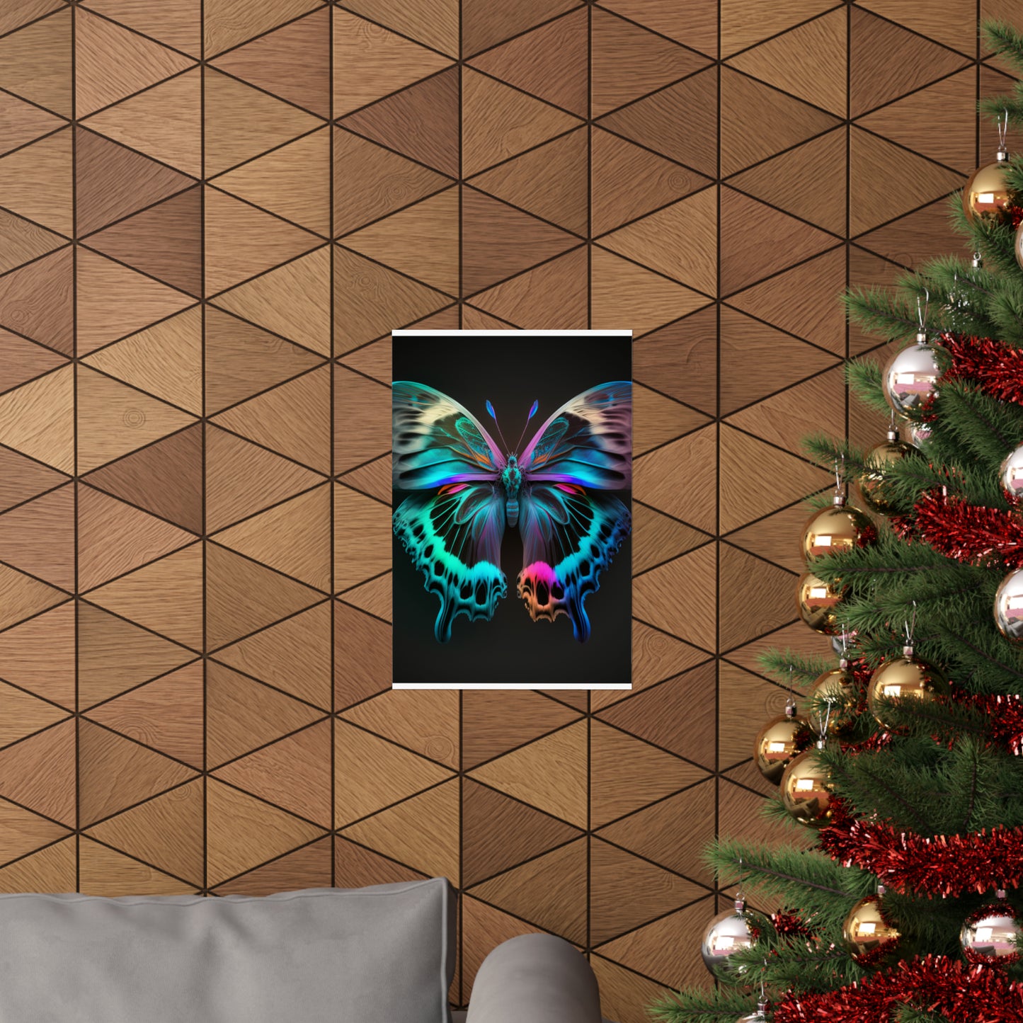 Premium Matte Vertical Posters Raw Florescent Glow 2