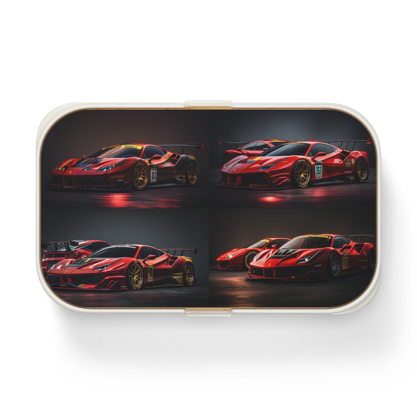 Bento Lunch Box Ferrari Red 5