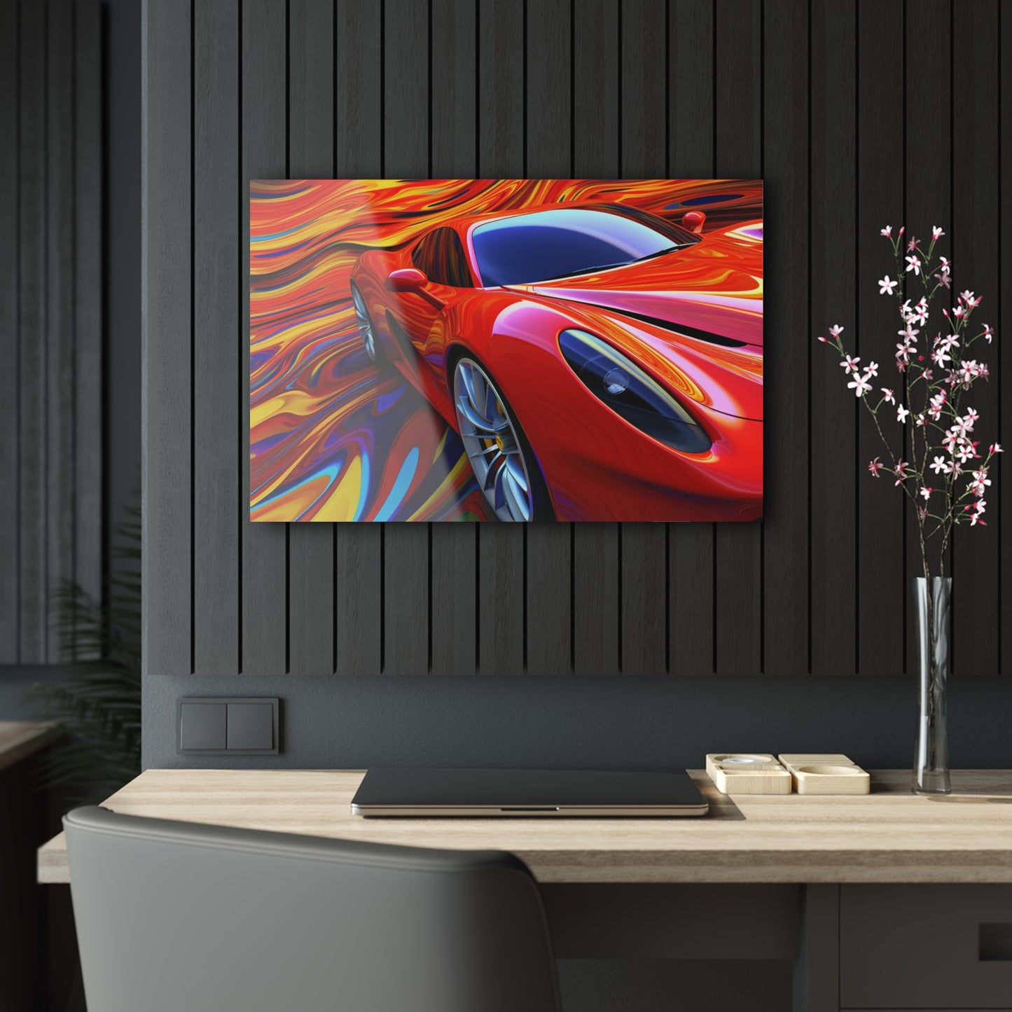 Acrylic Prints Ferrari Water Fusion 4