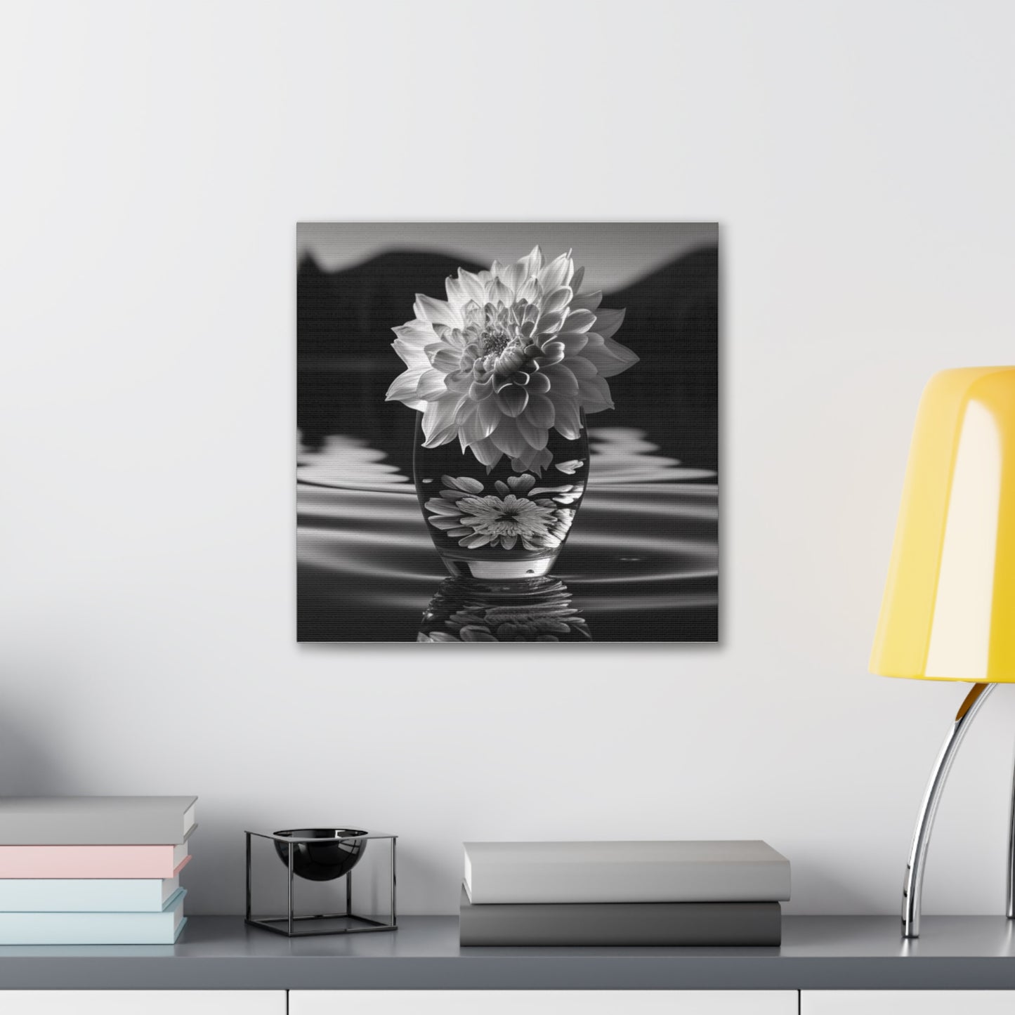 Canvas Gallery Wraps White Dahlia 4