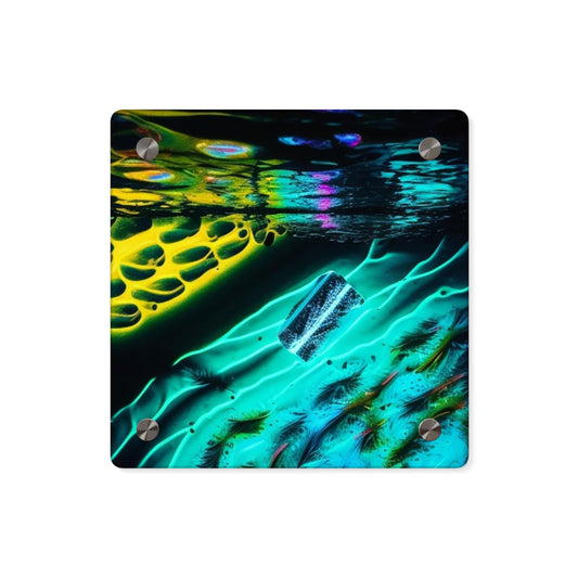 Acrylic Wall Art Panels Florescent Glow 2