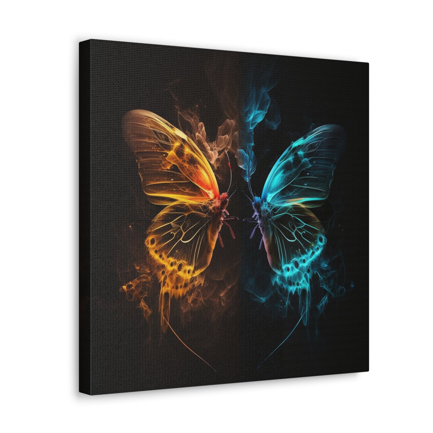 Canvas Gallery Wraps Kiss Neon Butterfly 8