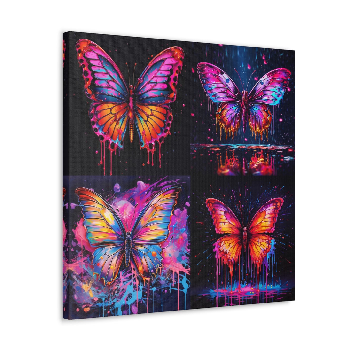 Canvas Gallery Wraps Pink Butterfly Flair 5