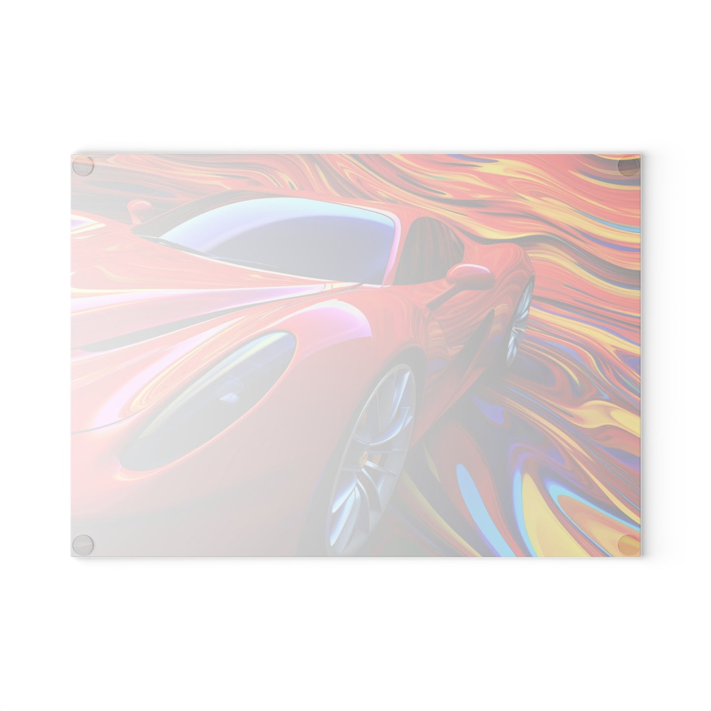 Glass Cutting Board Ferrari Water Fusion 4