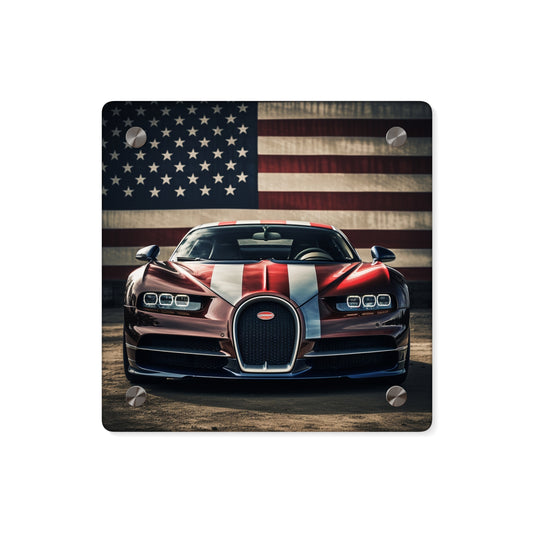 Acrylic Wall Art Panels Bugatti Flag 1