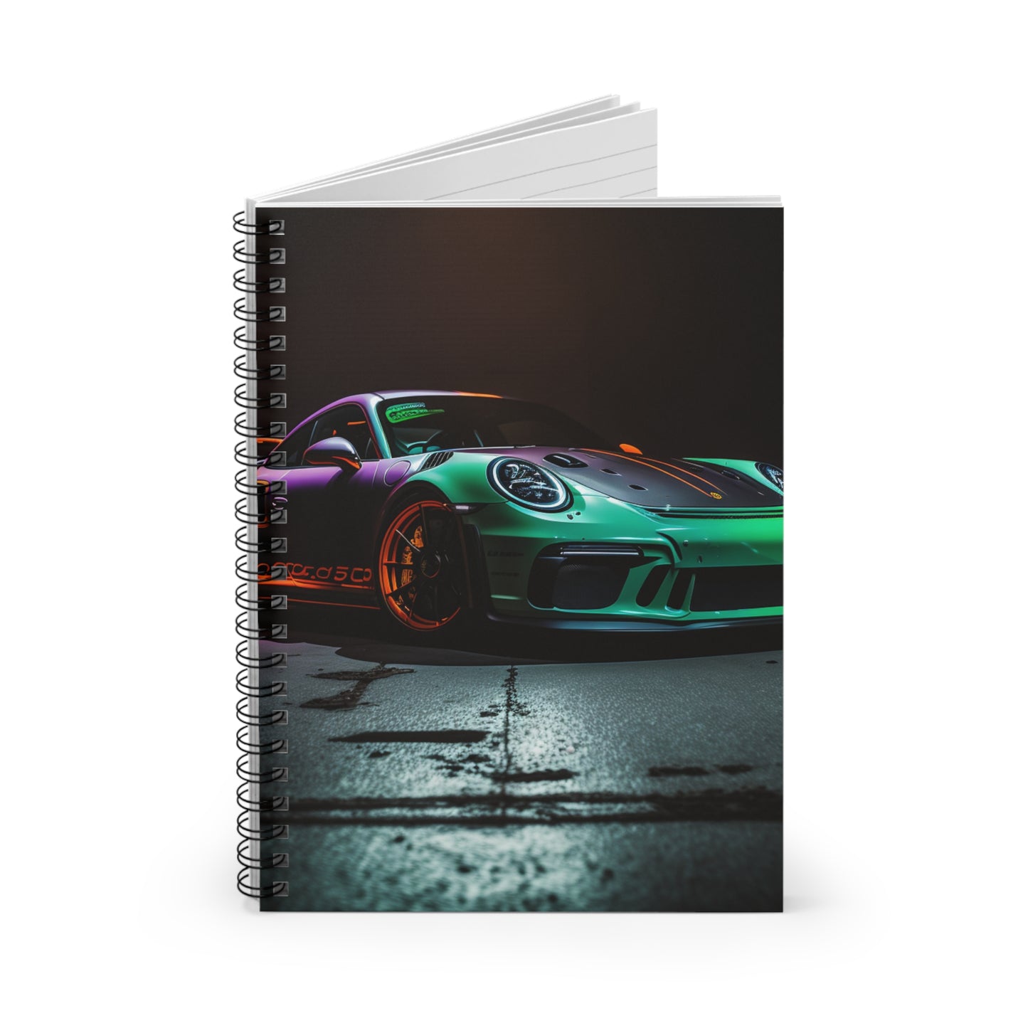 Spiral Notebook - Ruled Line Porsche Color 4