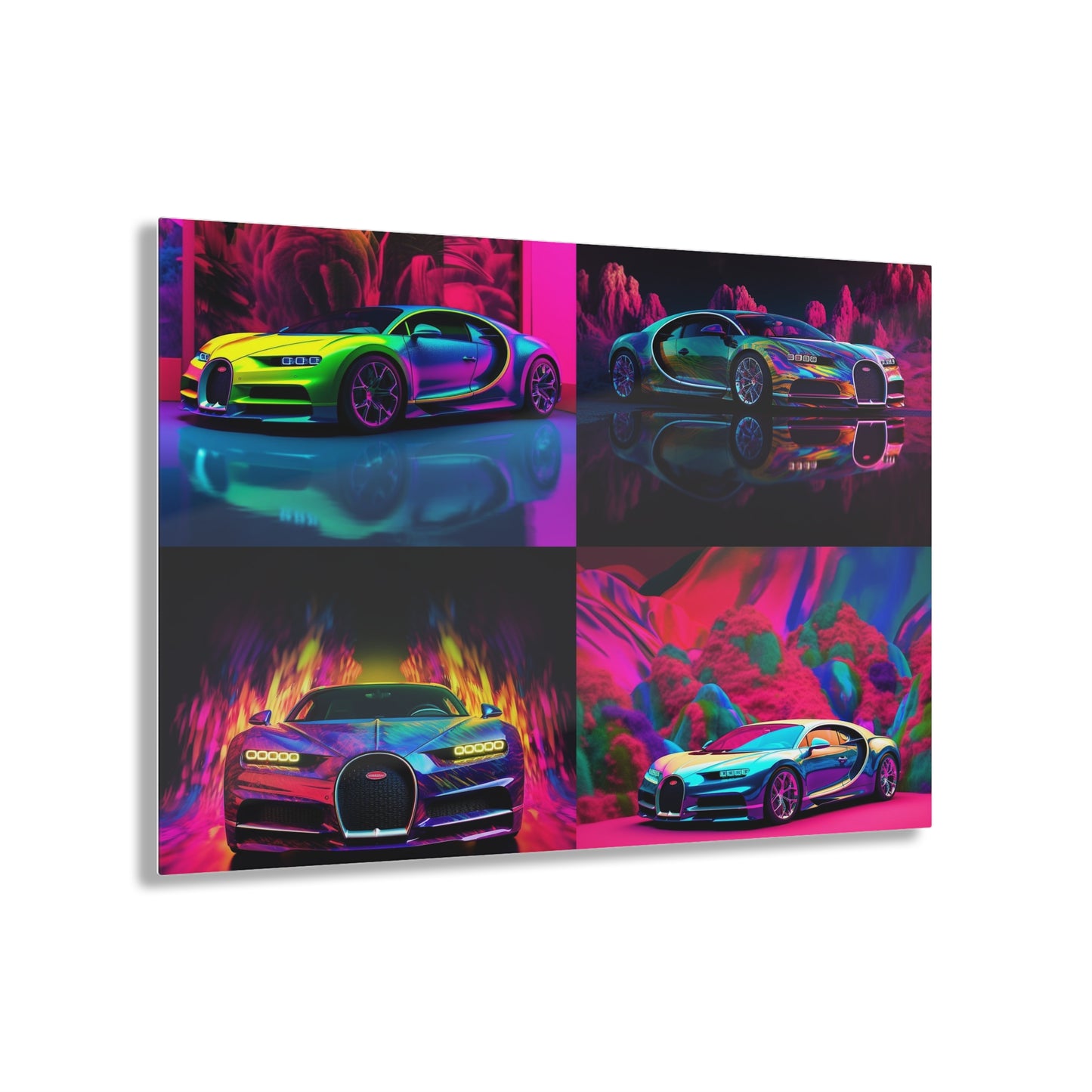 Acrylic Prints Florescent Bugatti Flair 5