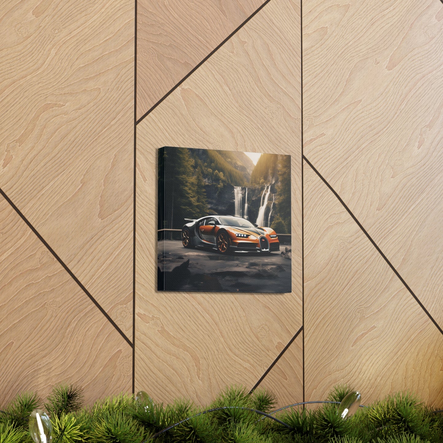 Canvas Gallery Wraps Bugatti Waterfall 3