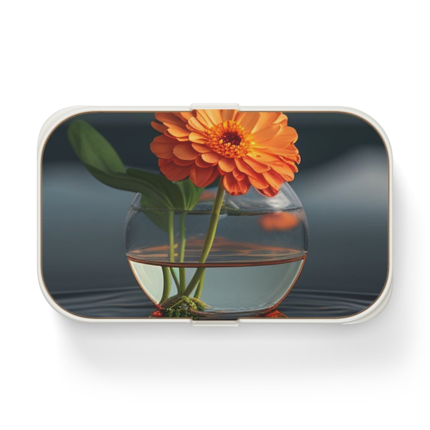 Bento Lunch Box Orange Zinnia 2