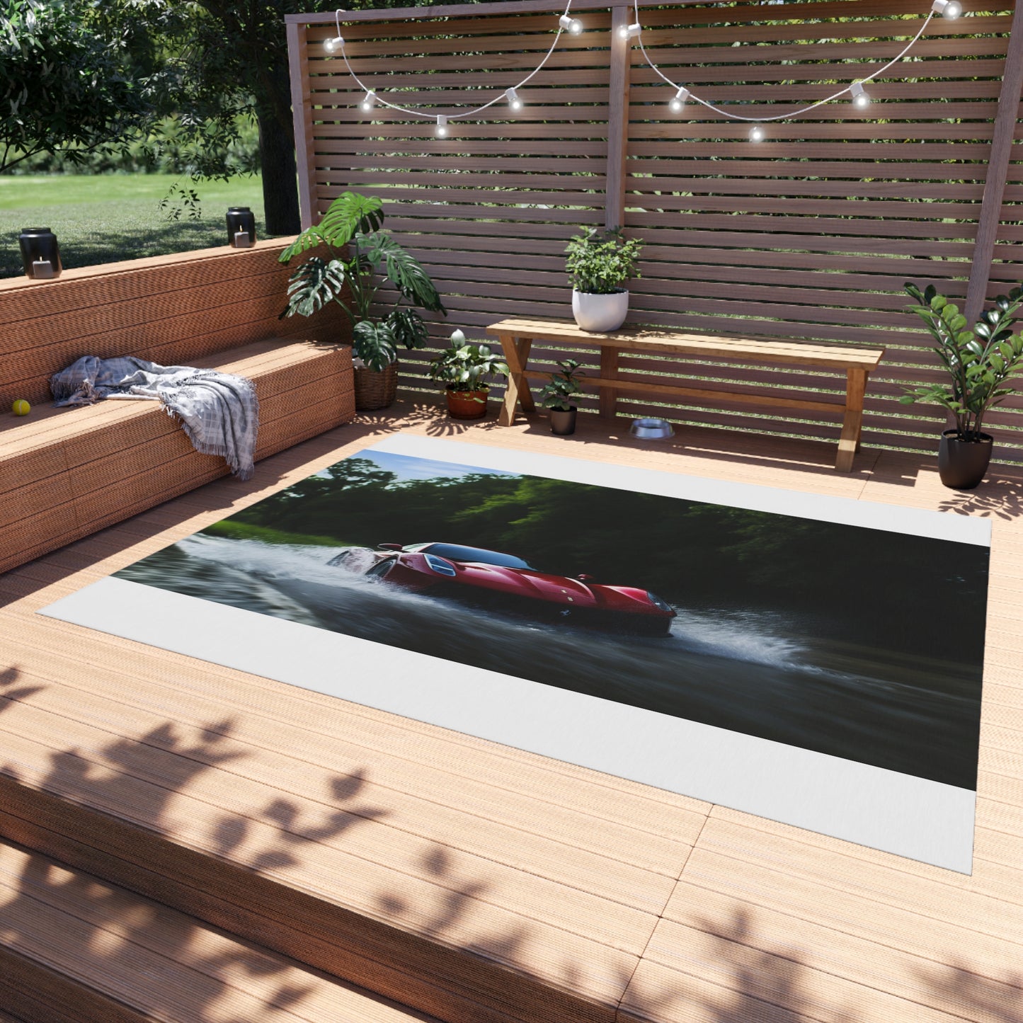 Outdoor Rug  Water Ferrari Splash 1