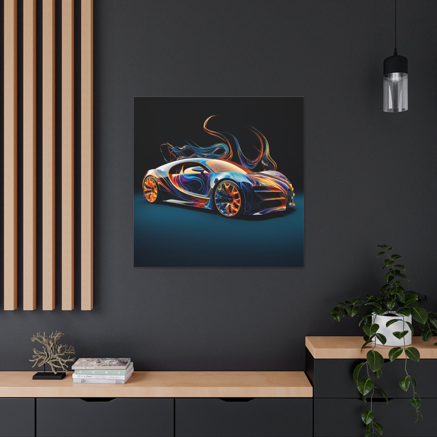 Canvas Gallery Wraps Bugatti Abstract Flair 2