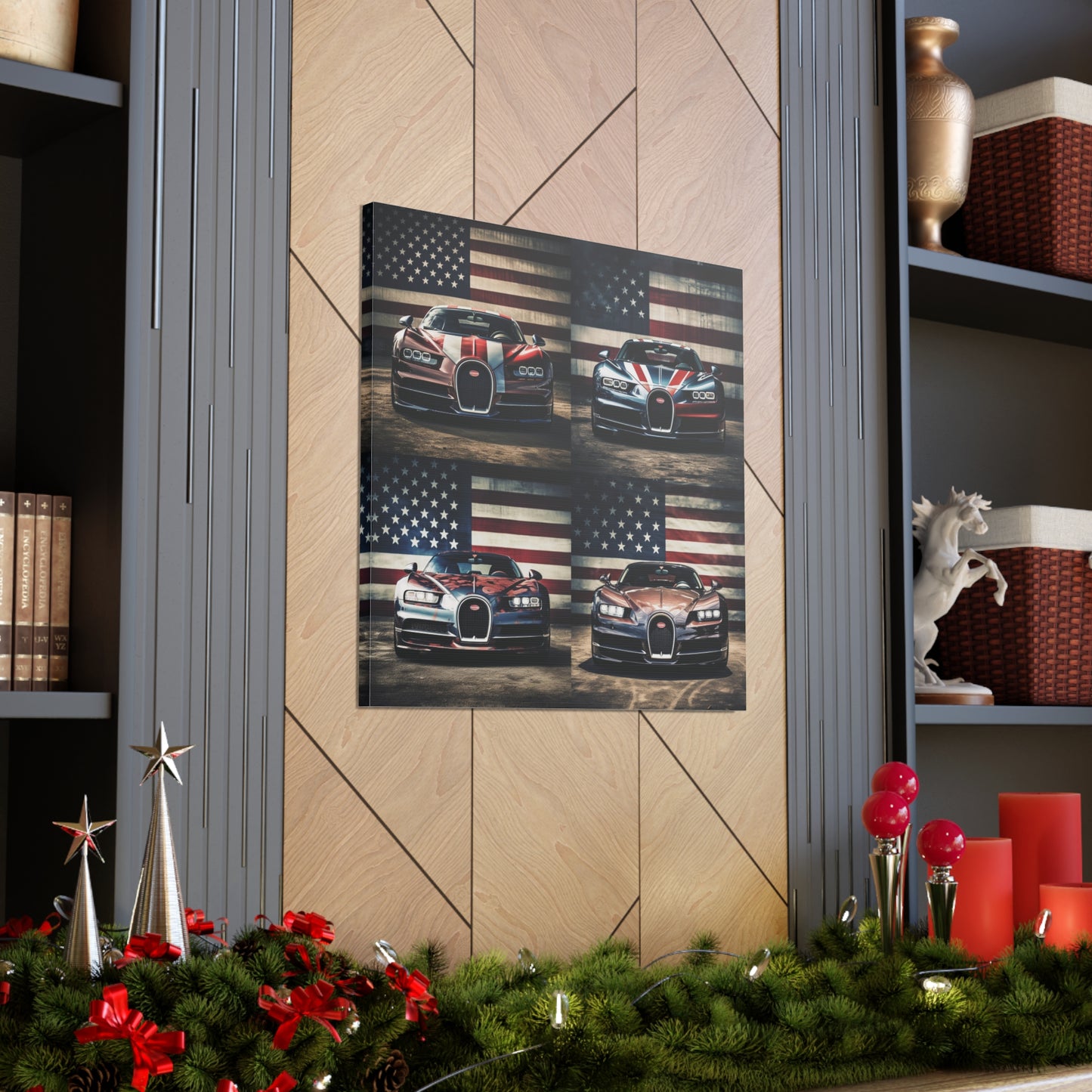 Canvas Gallery Wraps Bugatti Flag 5