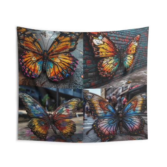 Indoor Wall Tapestries Liquid Street Butterfly 5