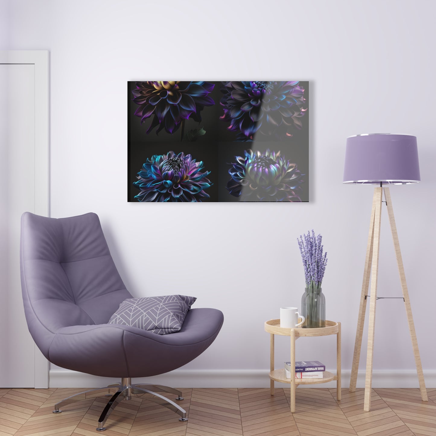 Acrylic Prints Dahlia Purple 5