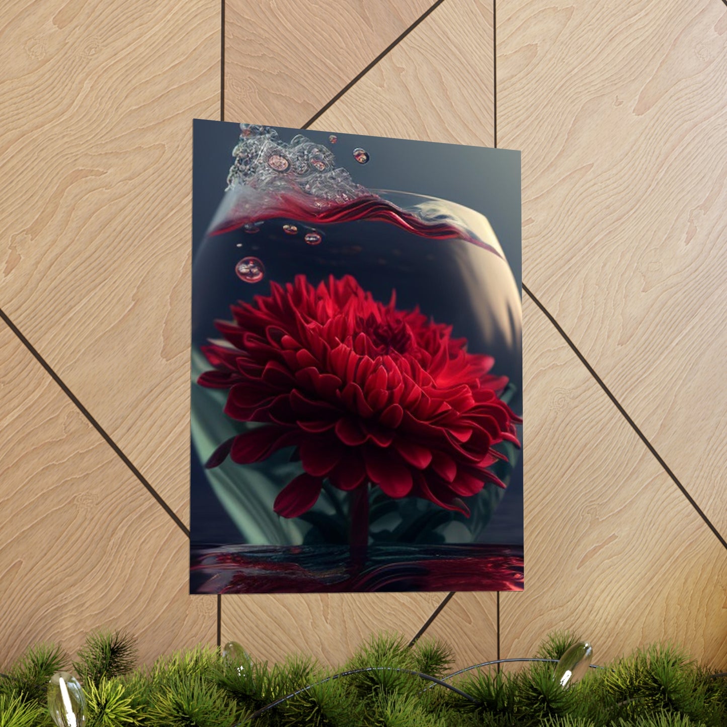 Premium Matte Vertical Posters Chrysanthemum 1