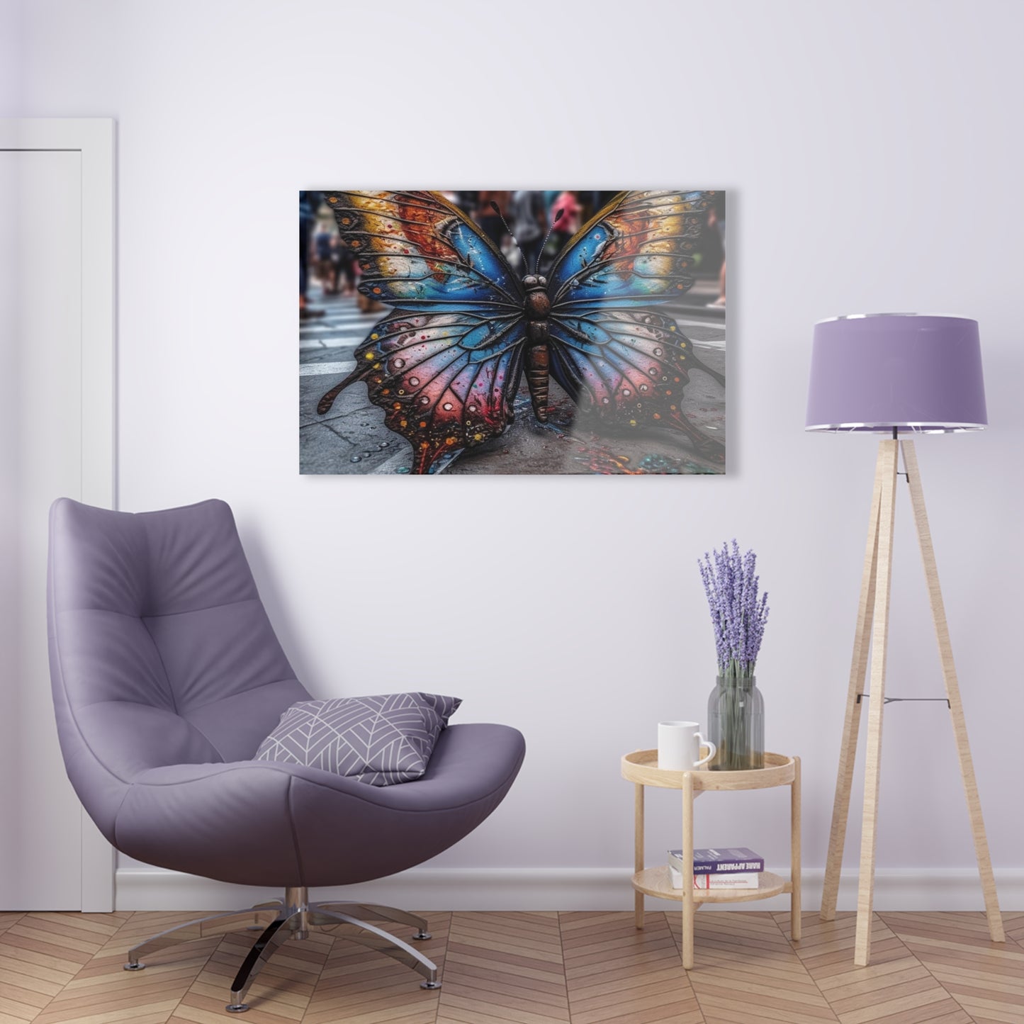 Acrylic Prints Liquid Street Butterfly 4