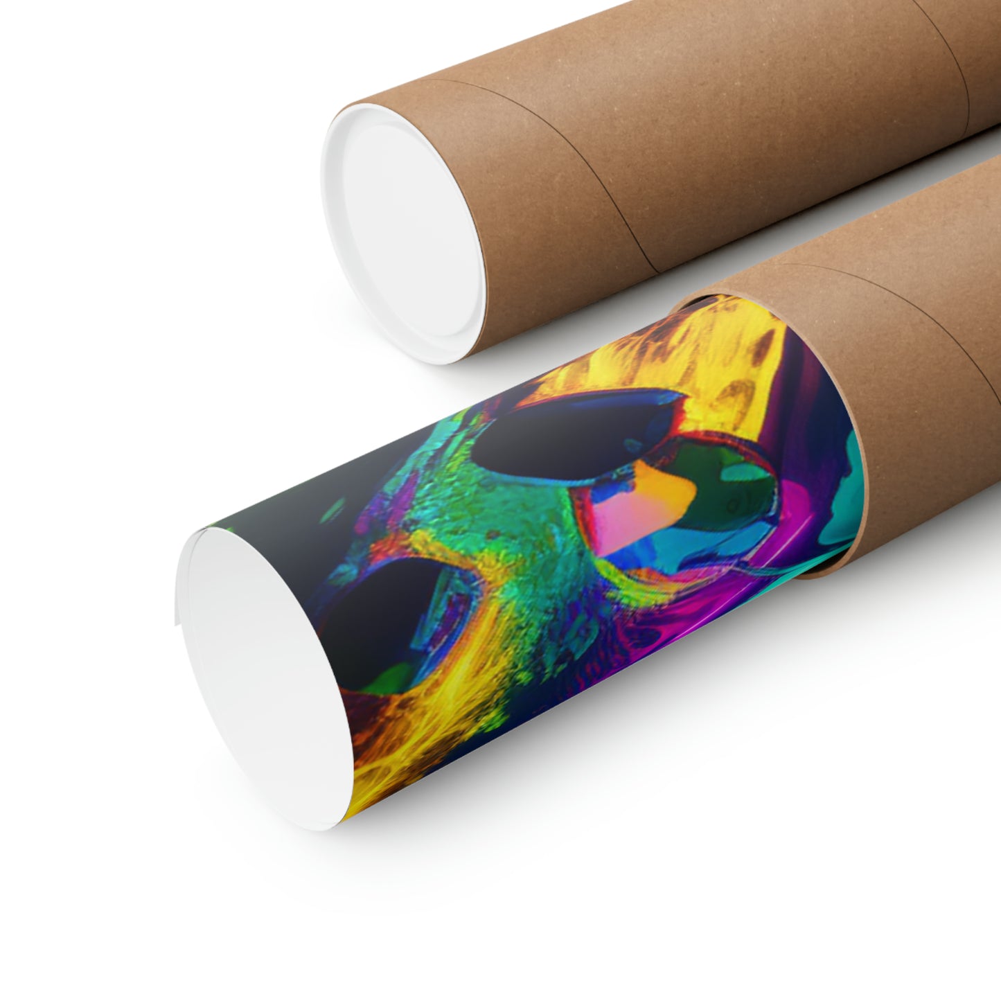 Premium Matte Vertical Posters Florescent Glow 5