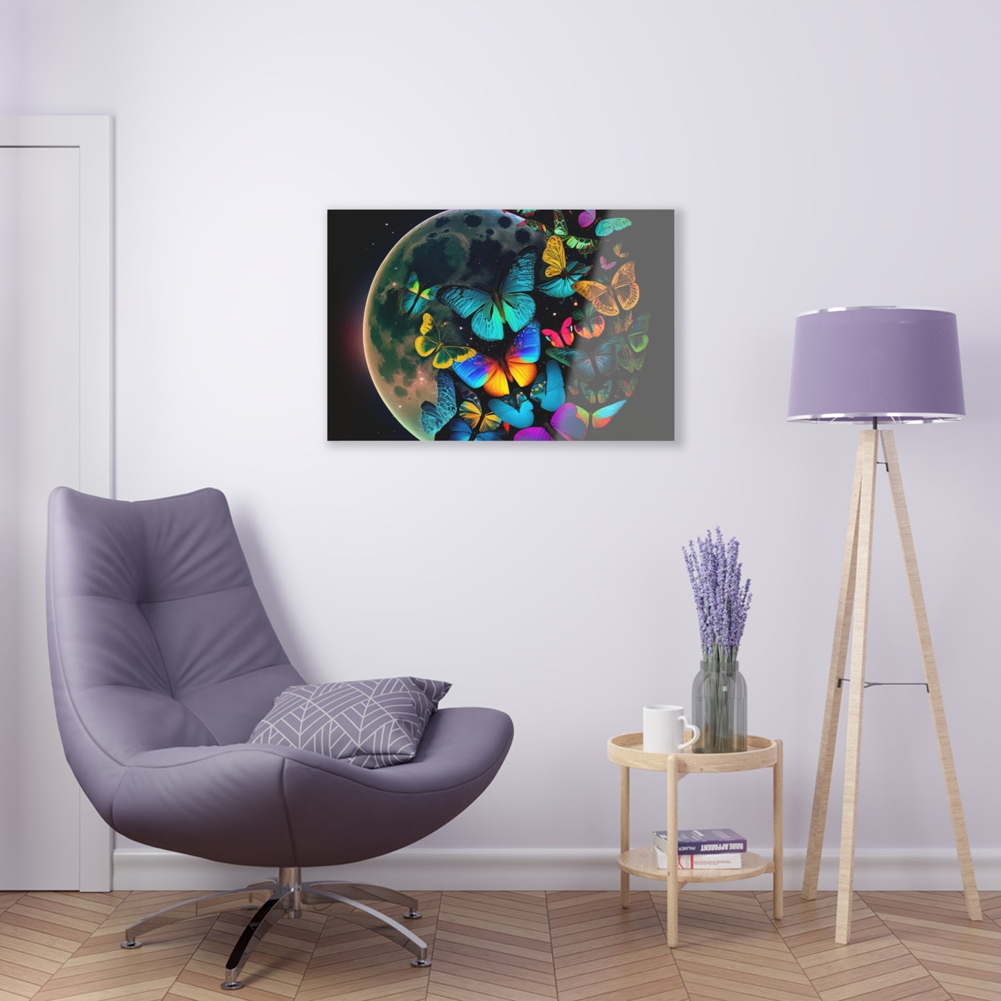 Acrylic Prints Moon Butterfly 2