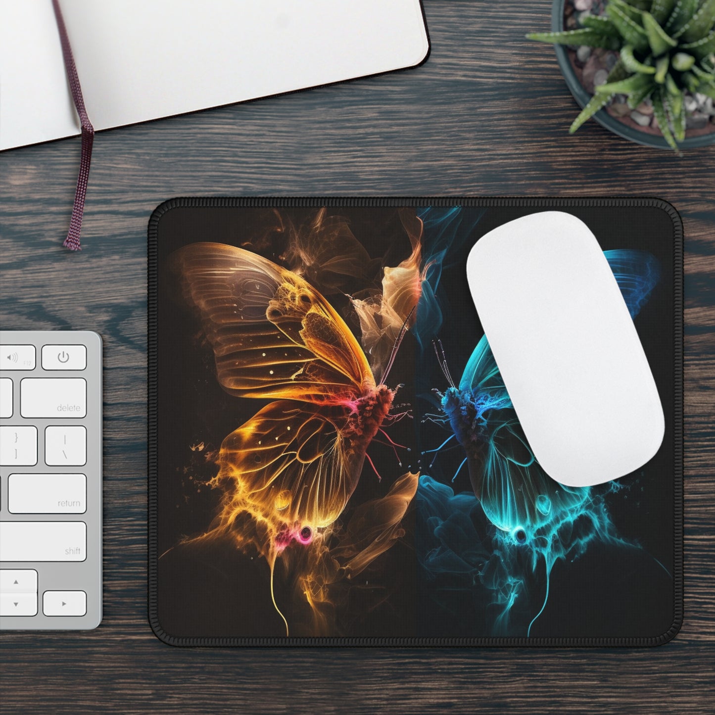 Gaming Mouse Pad  Kiss Neon Butterfly 9