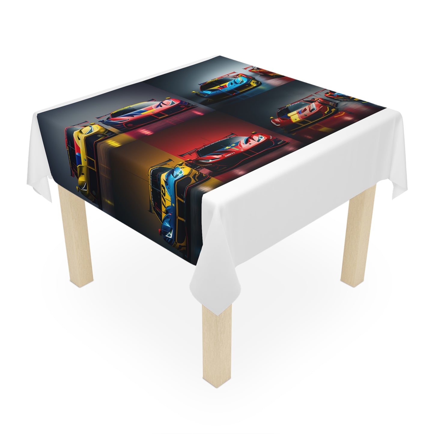 Tablecloth Ferrari Red Blue 5