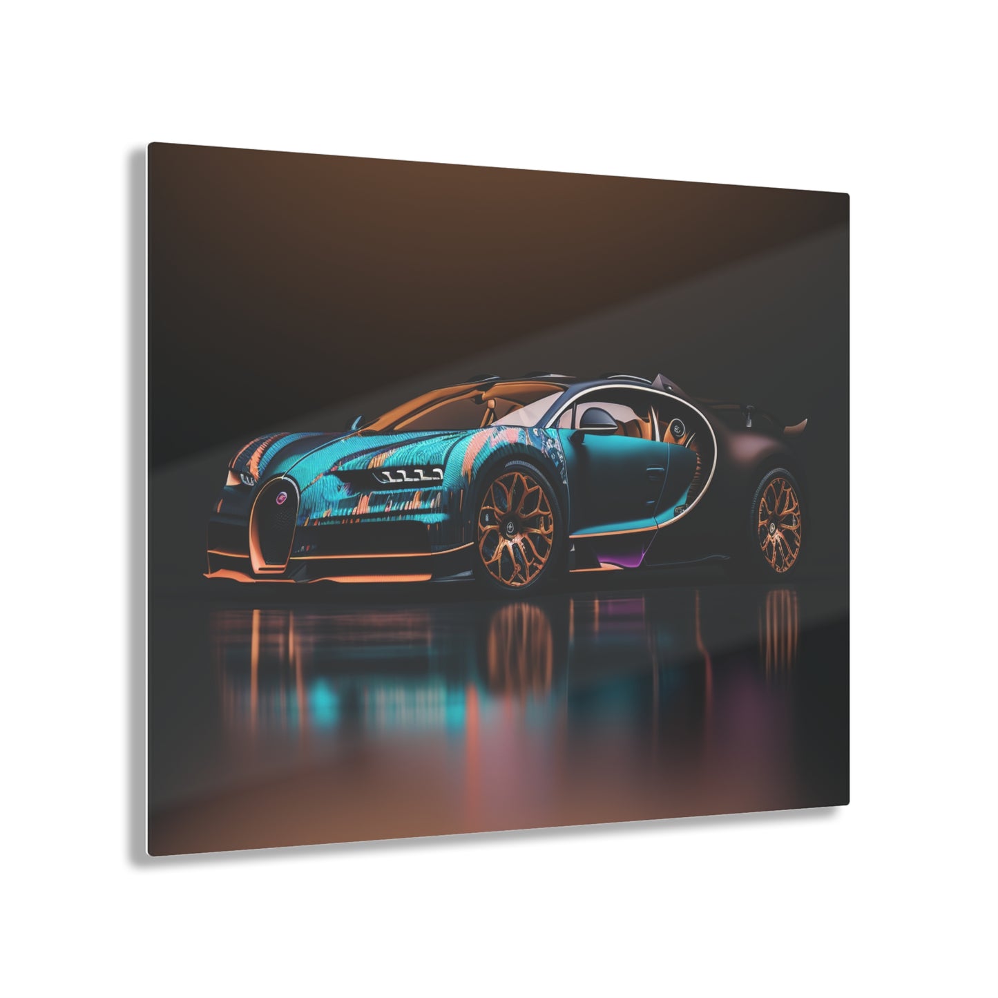 Acrylic Prints Bugatti Blue 2