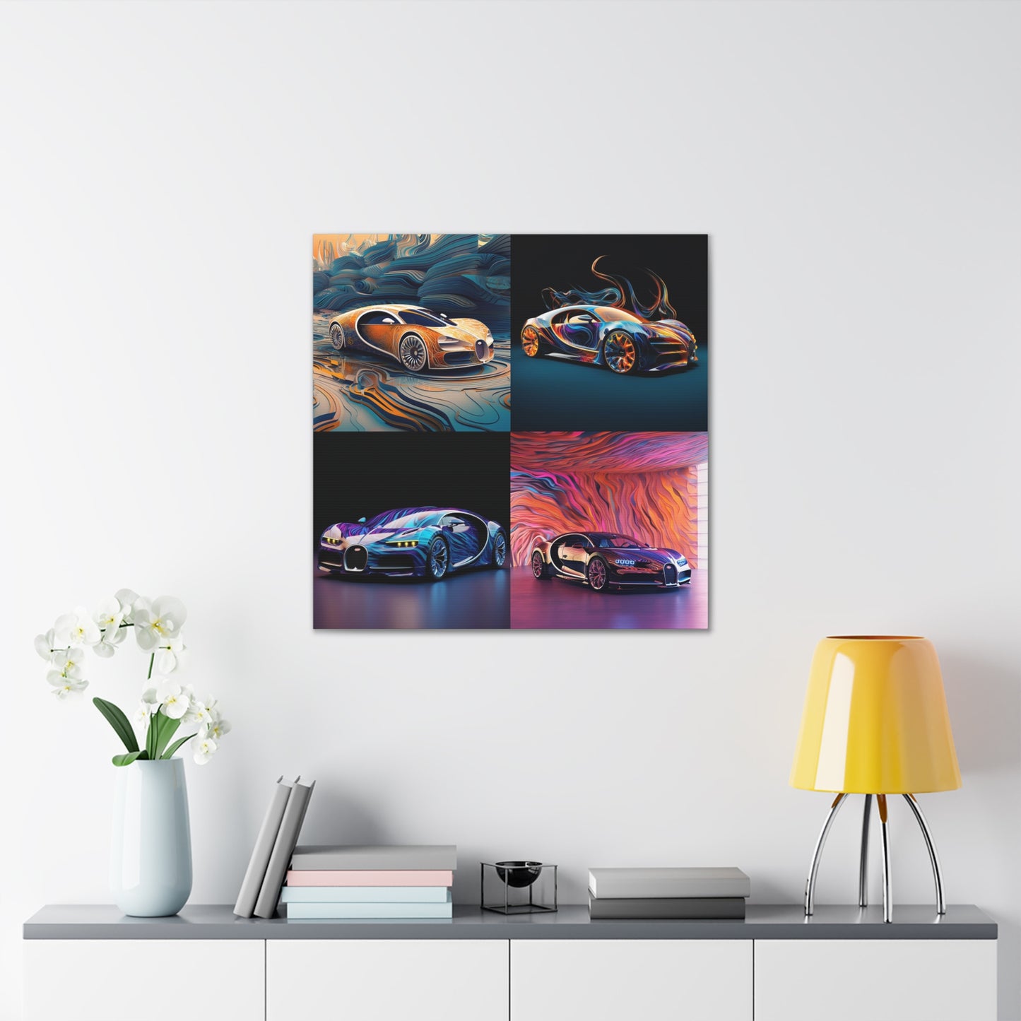 Canvas Gallery Wraps Bugatti Abstract Flair 5