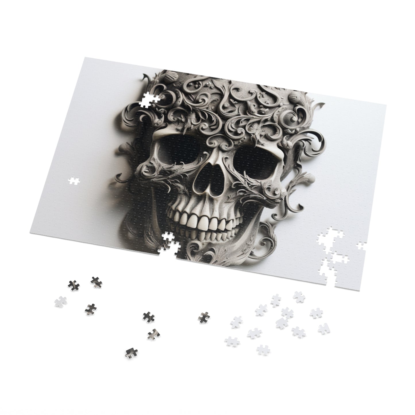 Jigsaw Puzzle (30, 110, 252, 500,1000-Piece) Skull Treble Clef 2