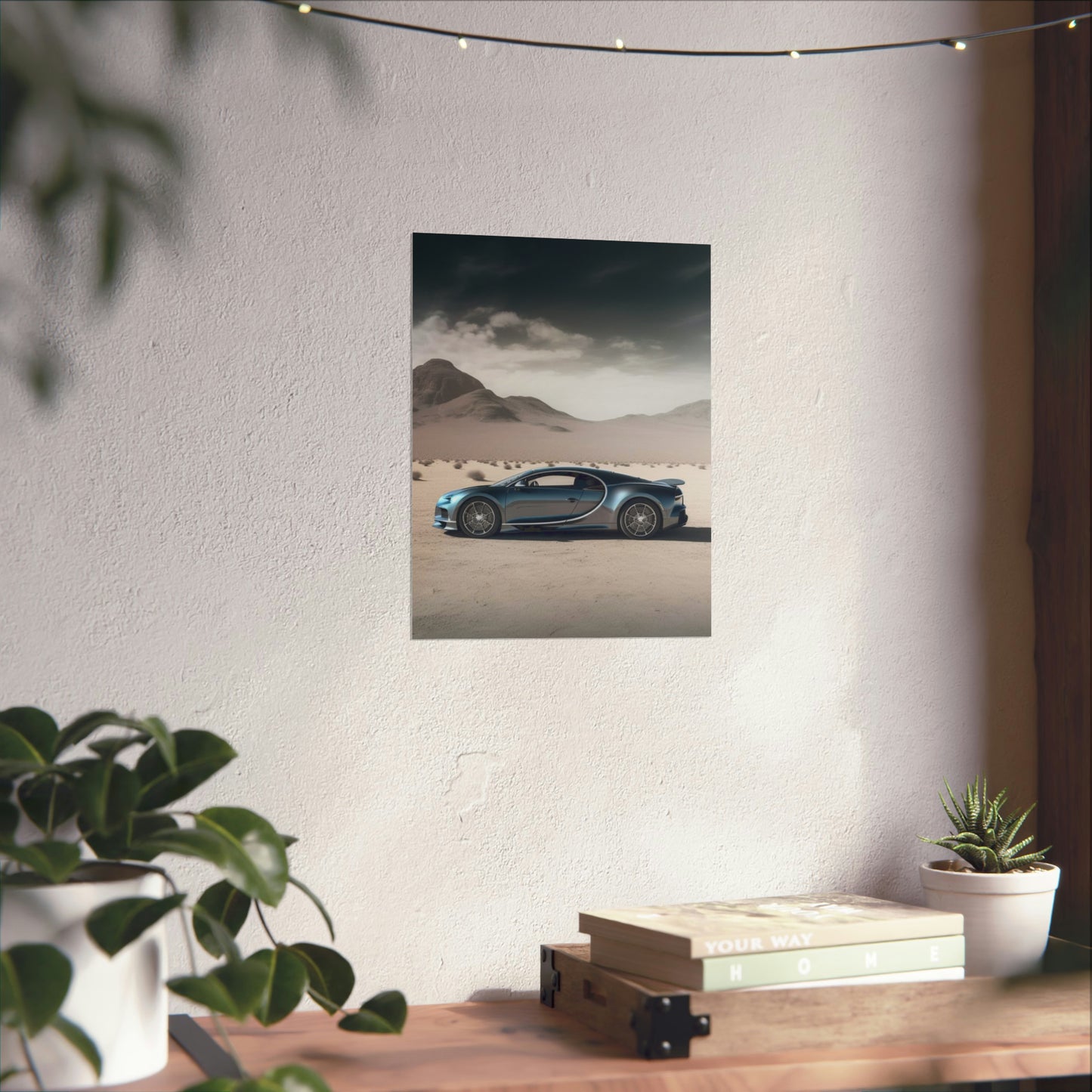 Premium Matte Vertical Posters Bugatti Real Look 1