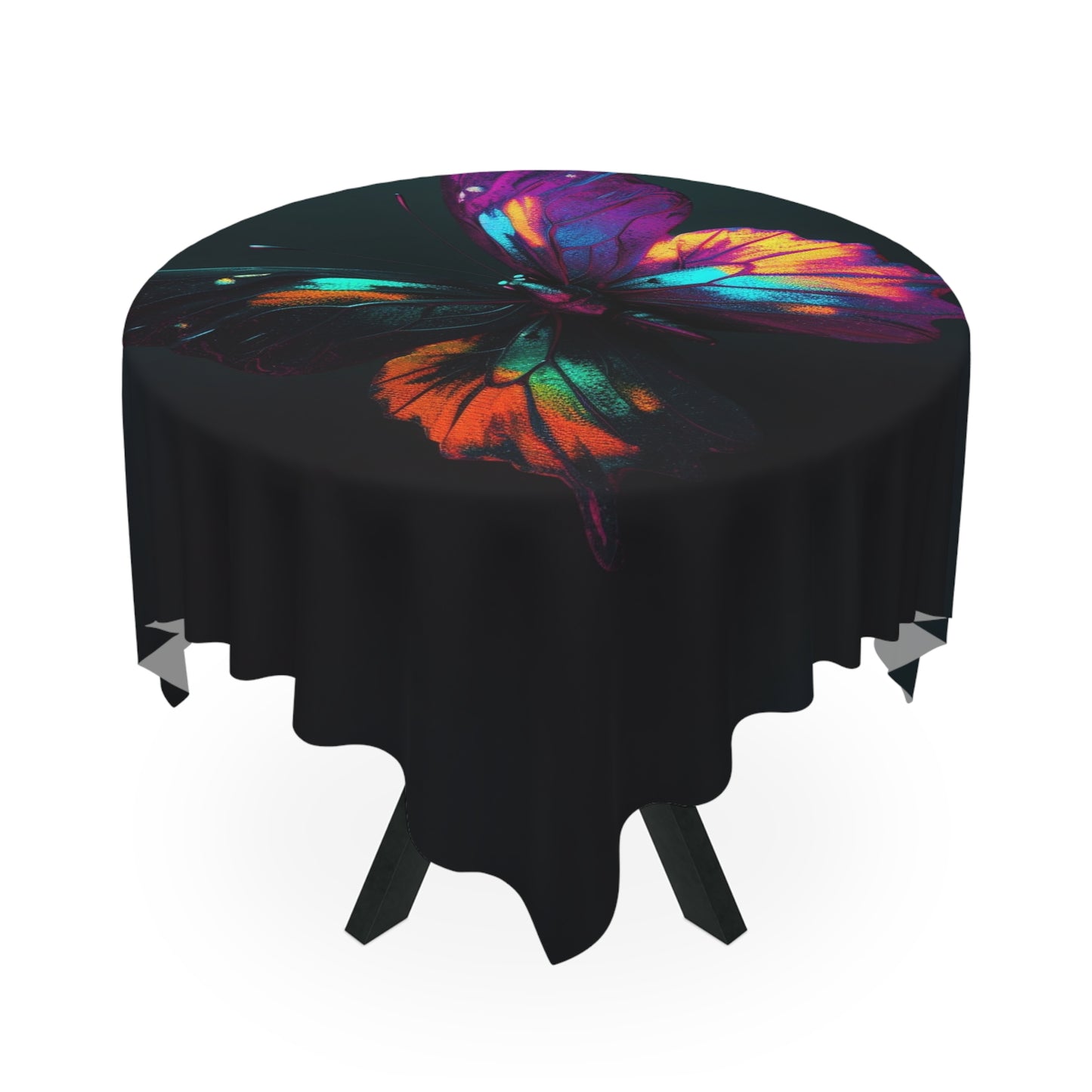 Tablecloth Hyper Colorful Butterfly Purple 3
