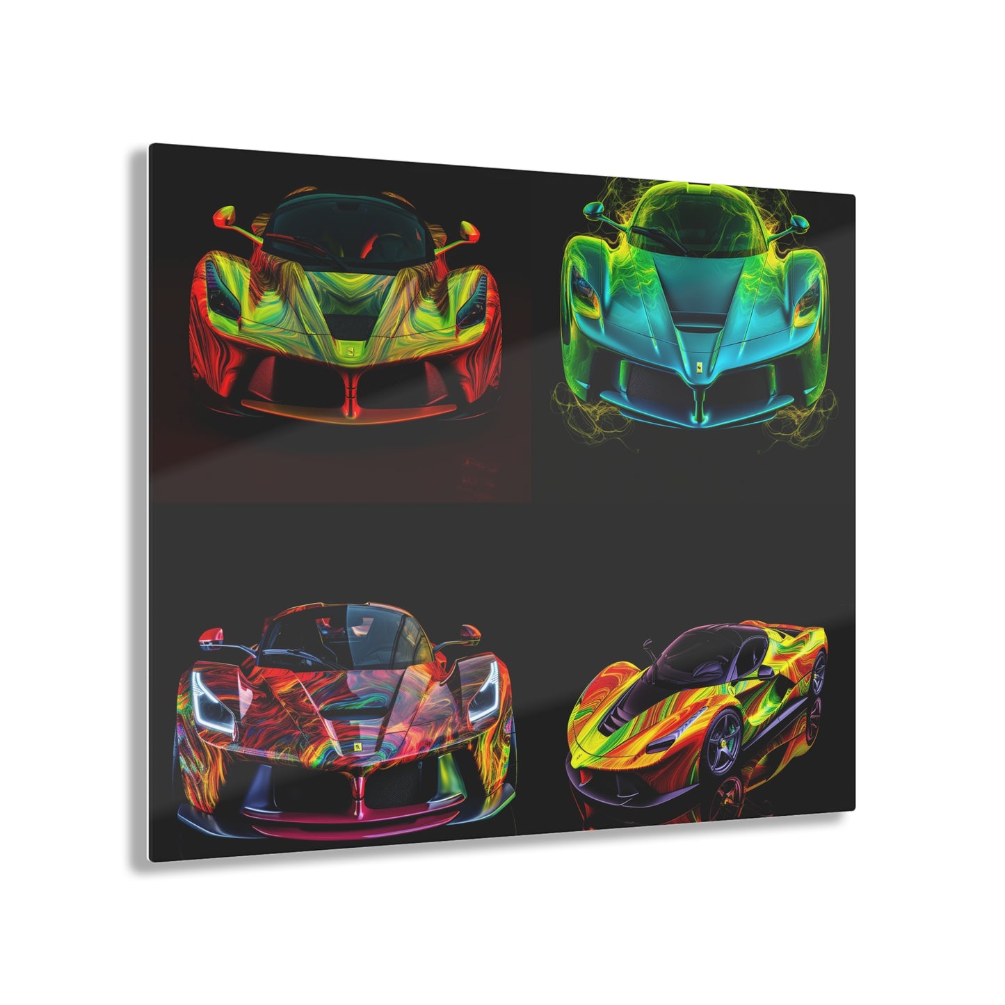 Acrylic Prints Ferrari Neon 5