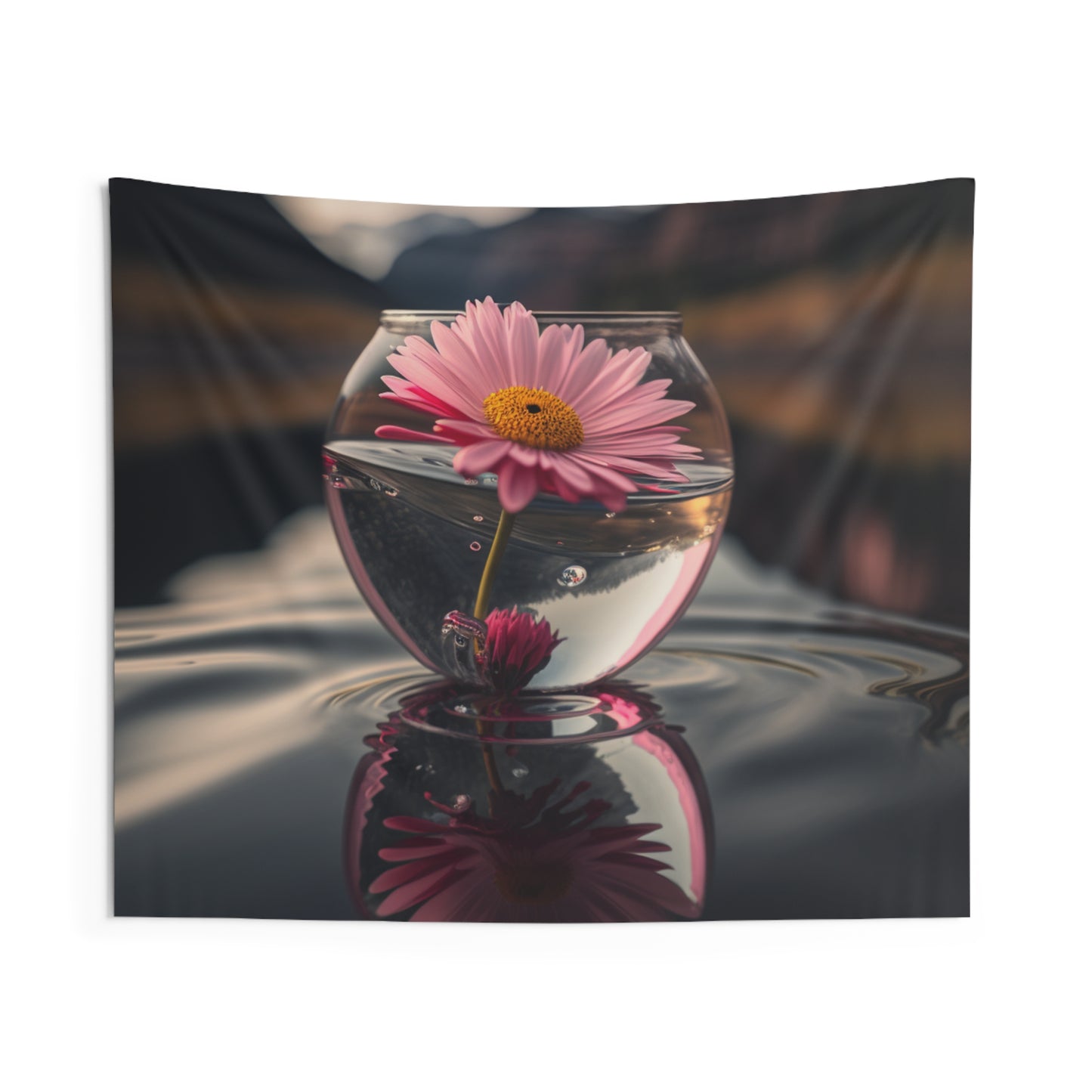 Indoor Wall Tapestries Daisy in a vase 2