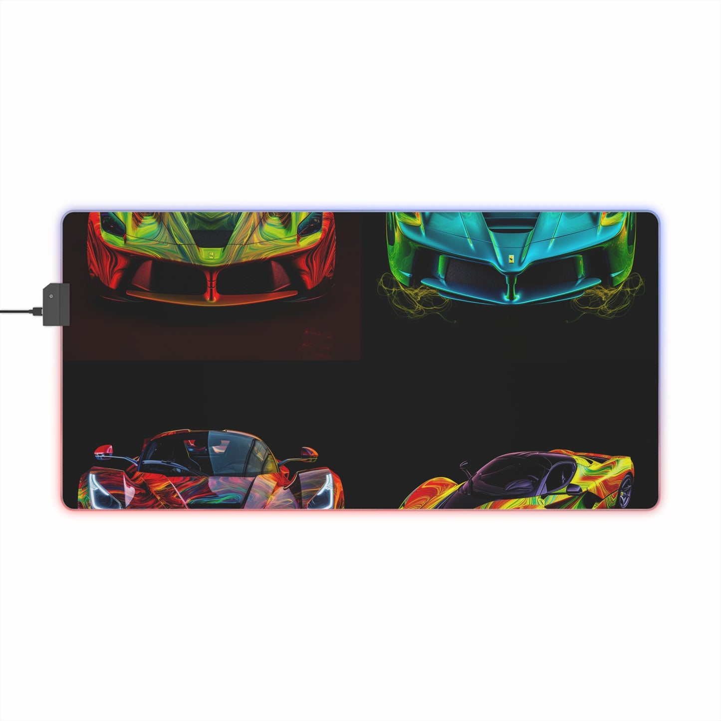 LED Gaming Mouse Pad Ferrari Neon 5