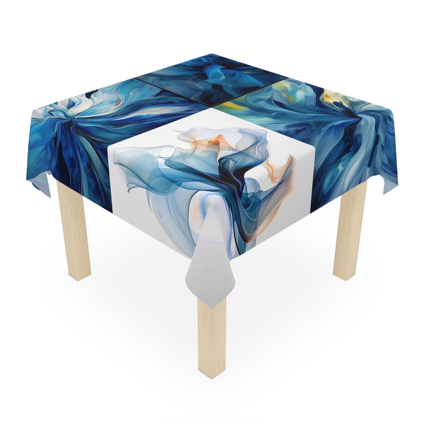 Tablecloth Blue Tluip Abstract 5