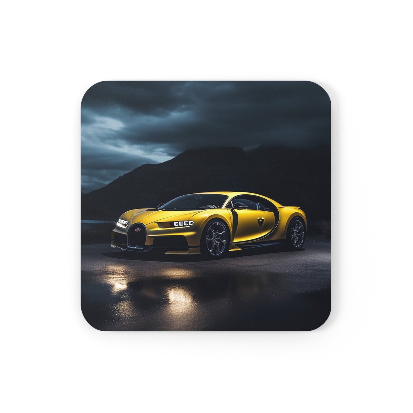 Corkwood Coaster Set Bugatti Real Look 4